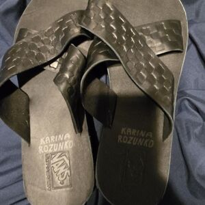 Vans Karina Rozunko Black Sandals